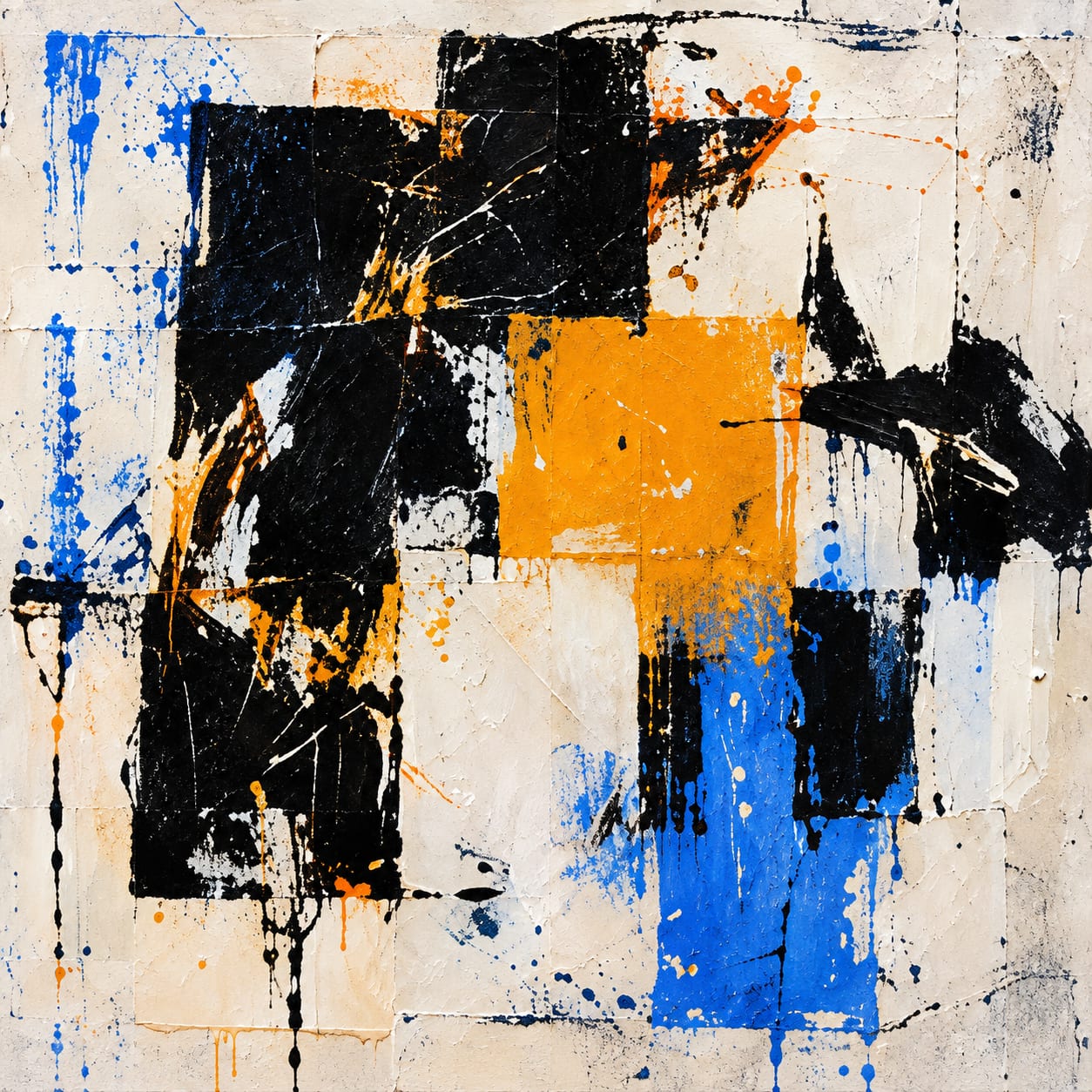 Still Here, acrylic on canvas